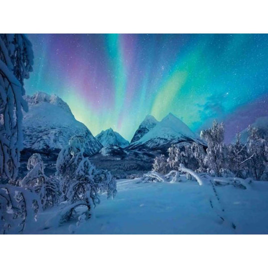 Ravensburger legpuzzel wenn die nordlichter tanzen, 1500st.