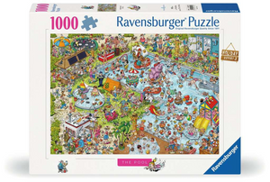 Ravensburger ray's comic series holiday resort 3: the pool - legpuzzel - 1000 stukjes