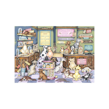 Ravensburger – dapper dog's no.2: stanley stick 'em – legpuzzel – 1000 stukjes