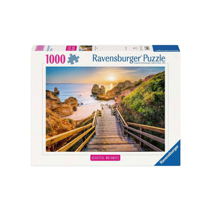 Ravensburger puzzel stairway to camilo beach, algarve 1000 stukjes