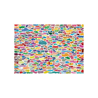 Ravensburger – 387 honden één kat – legpuzzel – 1000 stukjes
