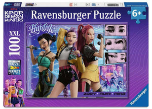 Ravensburger xxl-puzzel kpop deamon hunters: happy fans, happy honmoon! - 100 stukjes