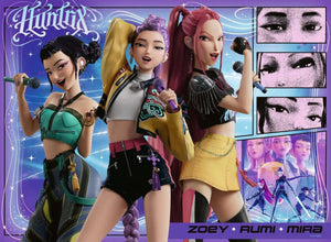 Ravensburger xxl-puzzel kpop deamon hunters: happy fans, happy honmoon! - 100 stukjes
