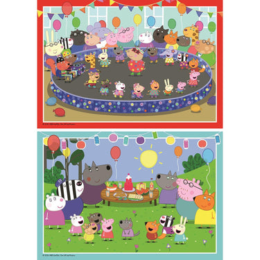 Ravensburger legpuzzel peppa pig, 2x24st.