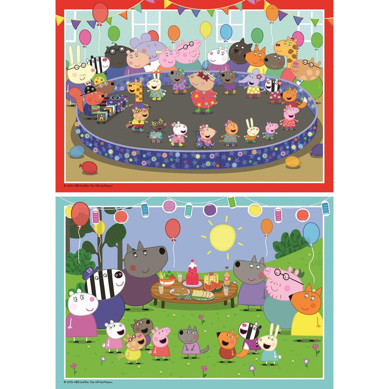 Load image into Gallery viewer, Ravensburger legpuzzel peppa pig, 2x24st.
