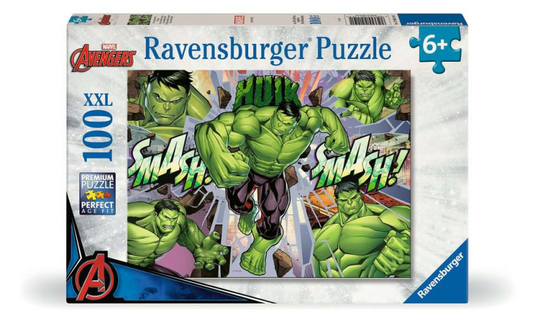 Ravensburger legpuzzel xxl marvel hulk, 100st.