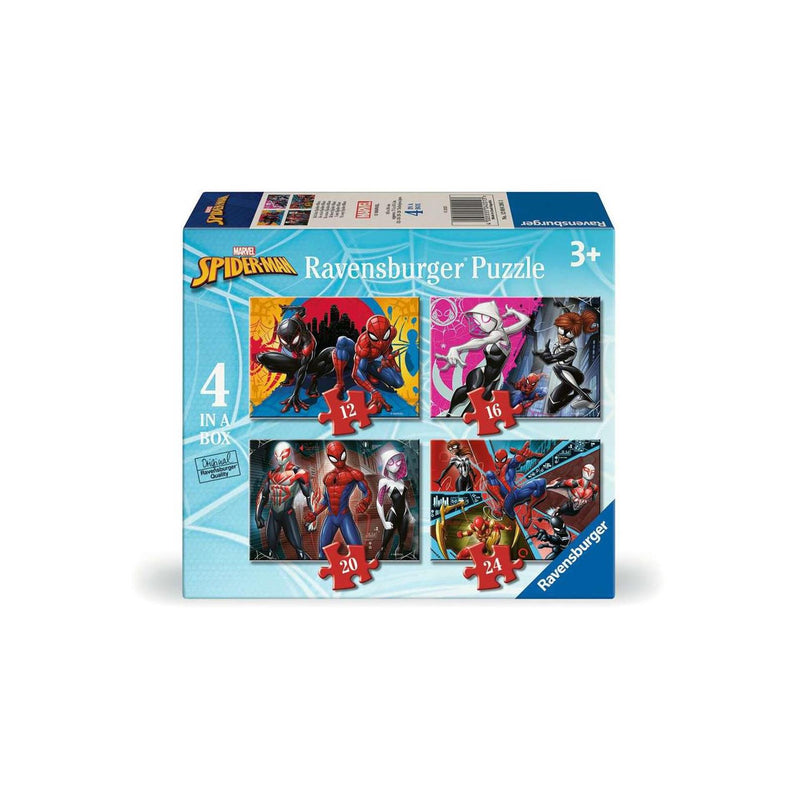 Load image into Gallery viewer, Ravensburger marvel spider-man 4-in-1 puzzel
