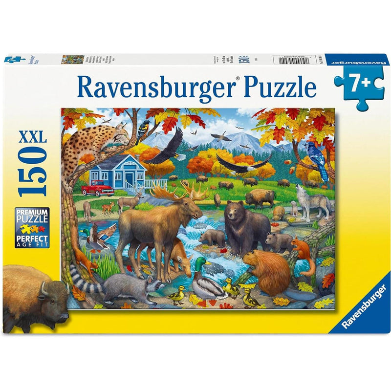Load image into Gallery viewer, Ravensburger puzzel wildlife 150pcs
