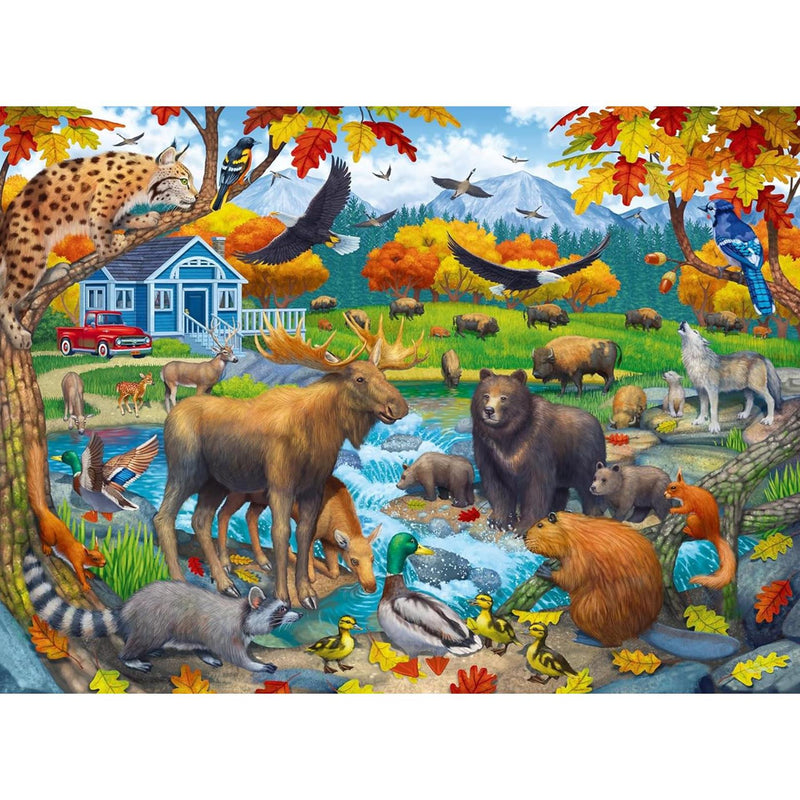 Load image into Gallery viewer, Ravensburger puzzel wildlife 150pcs
