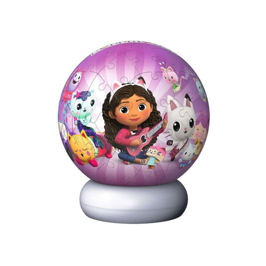 Ravensburger 3d puzzel nachtlamp gabby's dollhouse - 73st.