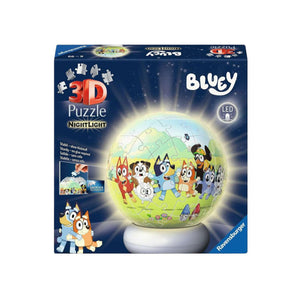 Ravensburger – bluey – 3d puzzle-ball nachtlicht – 73 stukjes