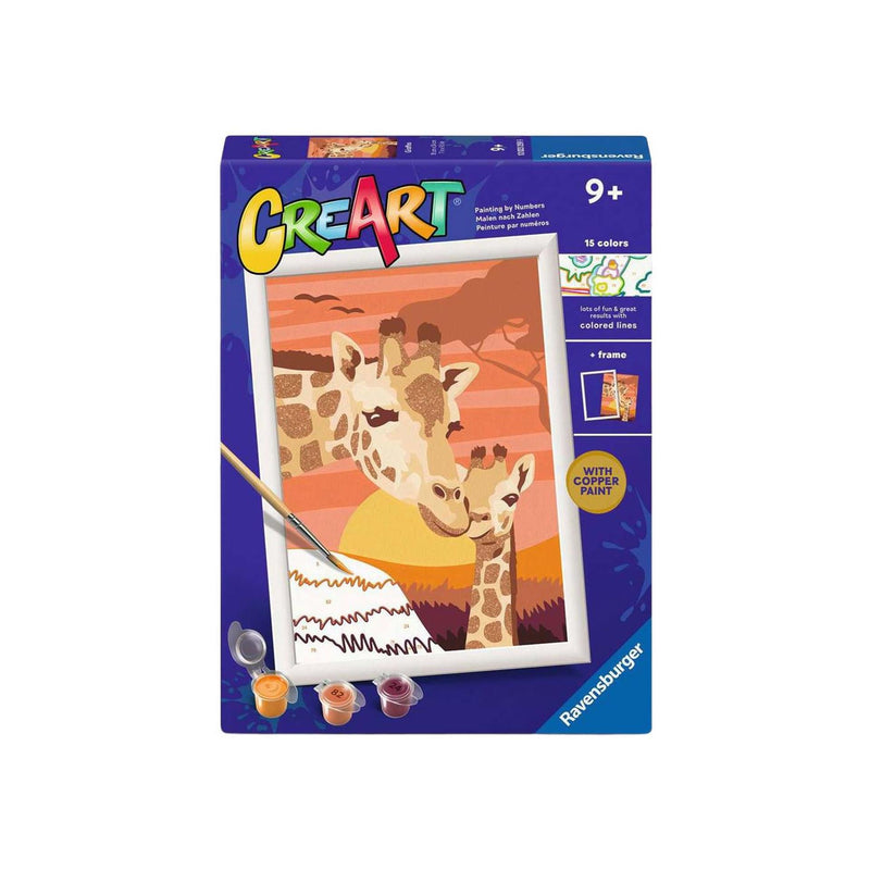 Load image into Gallery viewer, Ravensburger – creart: giraffen – schilderen op nummer
