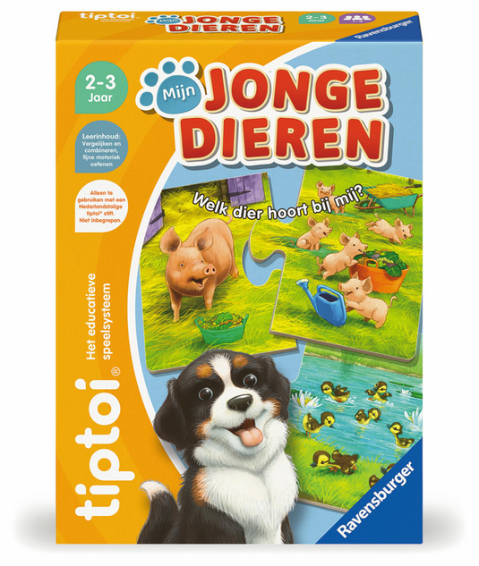 Ravensburger tiptoi mijn jonge dieren - interactief spel voor 1-4 jaar -