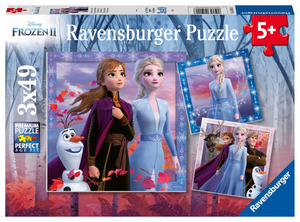 Ravensburger puzzels disney frozen 2 - 3 x 49 stukjes - kinderpuzzel