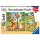 Ravensburger puzzel disney winnie the pooh sportdag - 3x49 stukjes - kinderpuzzel