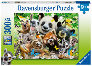 Ravensburger puzzel wildlife selfie - legpuzzel - 300 stukjes