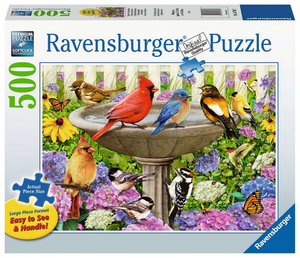 Ravensburger puzzel bij het vogelbadje - legpuzzel - 500 stukjes