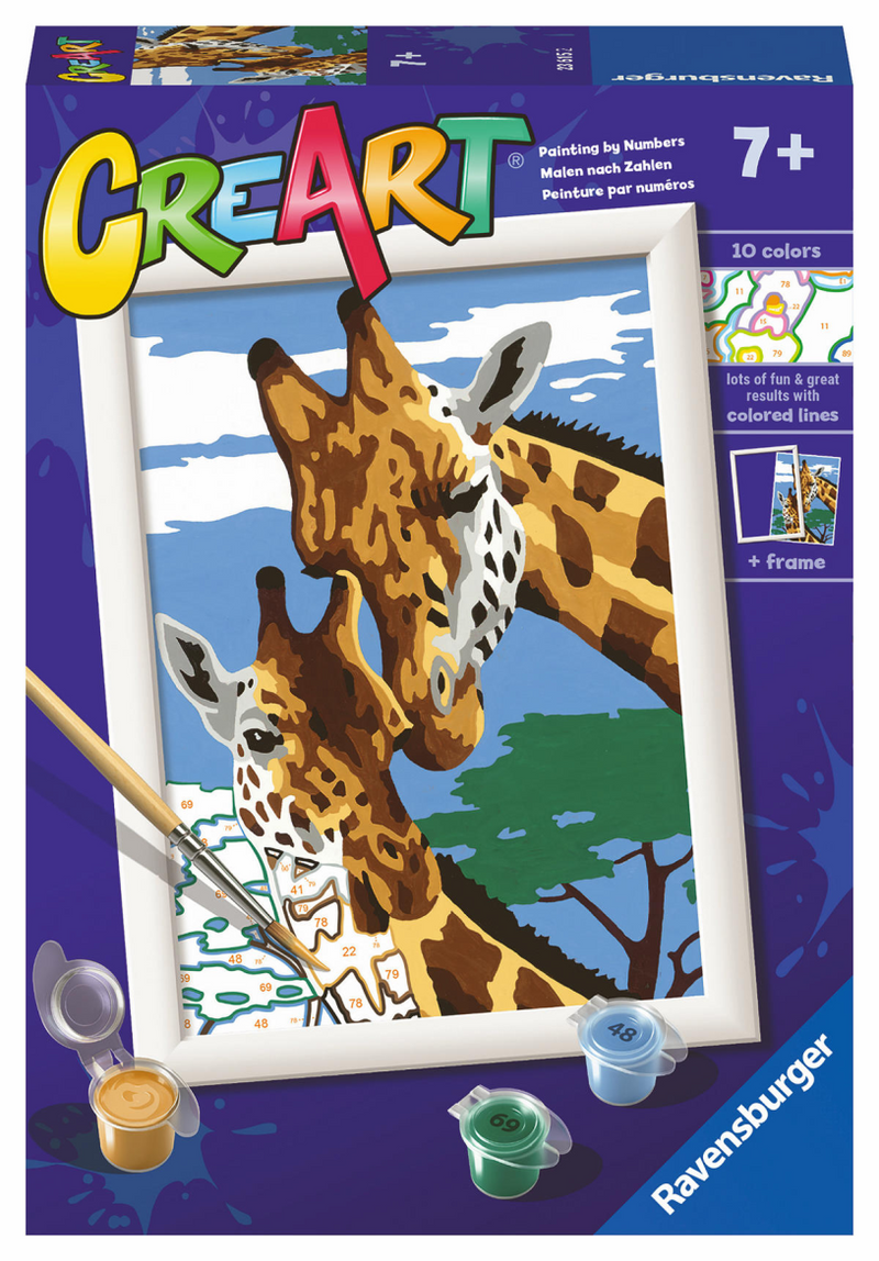 Load image into Gallery viewer, Ravensburger creart serie e - cute giraffes
