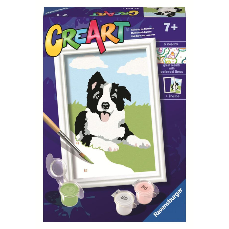 Load image into Gallery viewer, Ravensburger creart schilderen op nummer border collie
