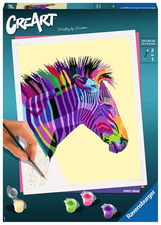Ravensburger creart schilderen op nummer - zebra