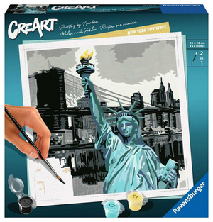 Ravensburger creart new york city - schilderen op nummer voor volwassenen - hobbypakket