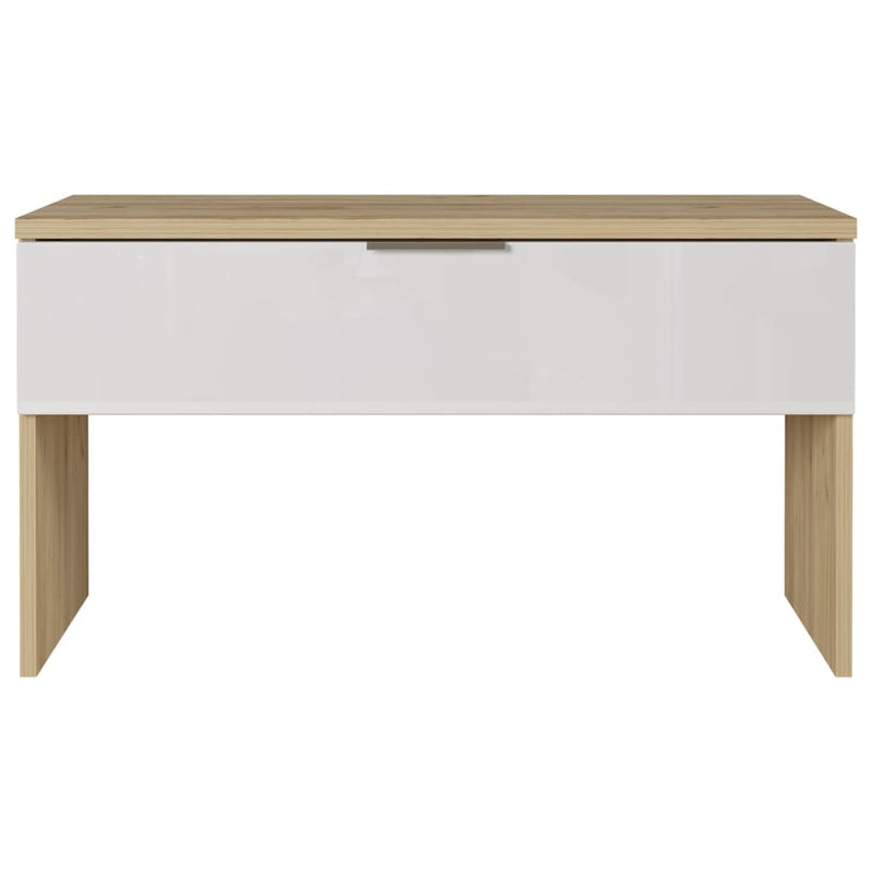 Load image into Gallery viewer, Germania Germania Schoenenbank GW-Avino 38x92x51 cm Navarra eikenkleurig en wit
