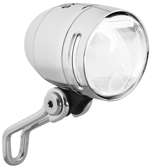Koplamp Busch und Müller Lumotec IQ-XS T Senso voor naafdynamo - 70 Lux - zilver
