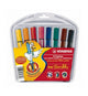 Stabilo trio scribbi viltstiften etui 8 kleuren