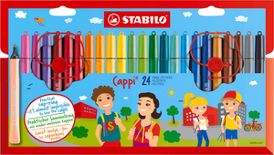 Stabilo cappi etui 24 stuks viltstiften