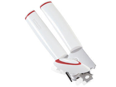 Leifheit comfortline blikopener - incl. flesopener - rvs- wit