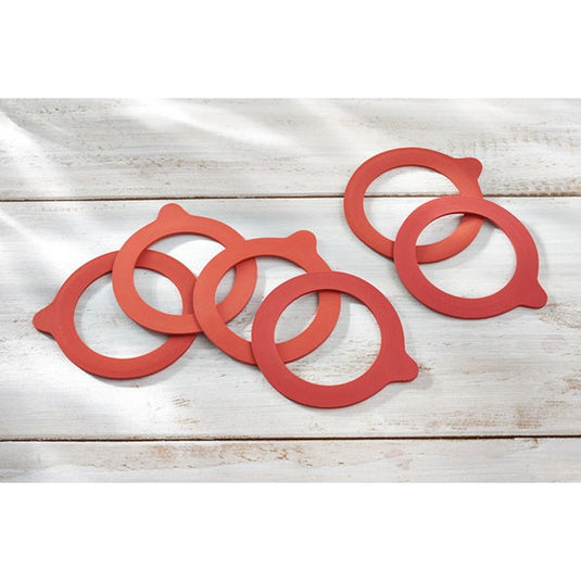 Leifheit 3216 rubberen weckringen 68x94 mm 6 stuks