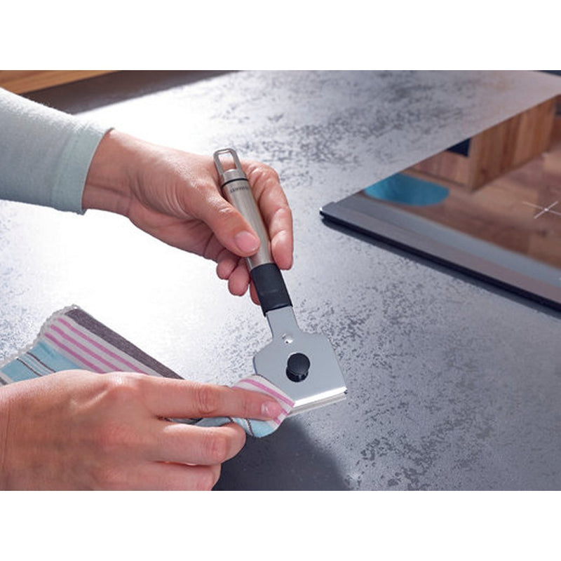 Load image into Gallery viewer, Leifheit 3252 schraper voor keramische kookplaat rvs
