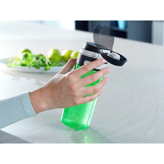 Leifheit 3267 flip tritan drinkfles 550 ml groen