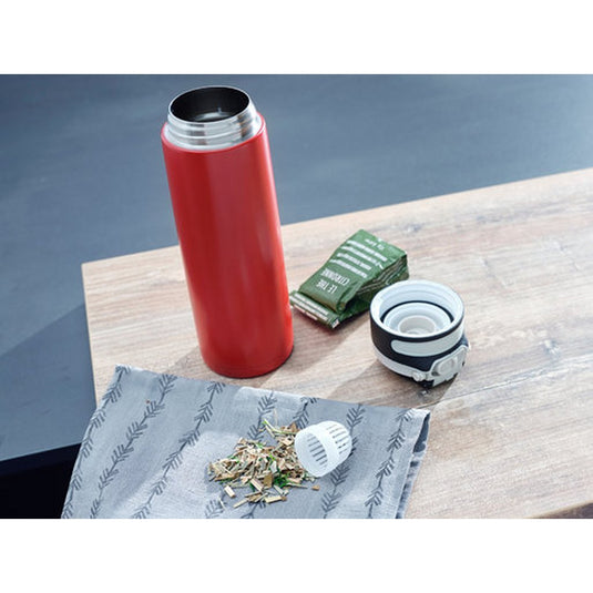 Leifheit 3273 flip isoleerbeker 600 ml rood