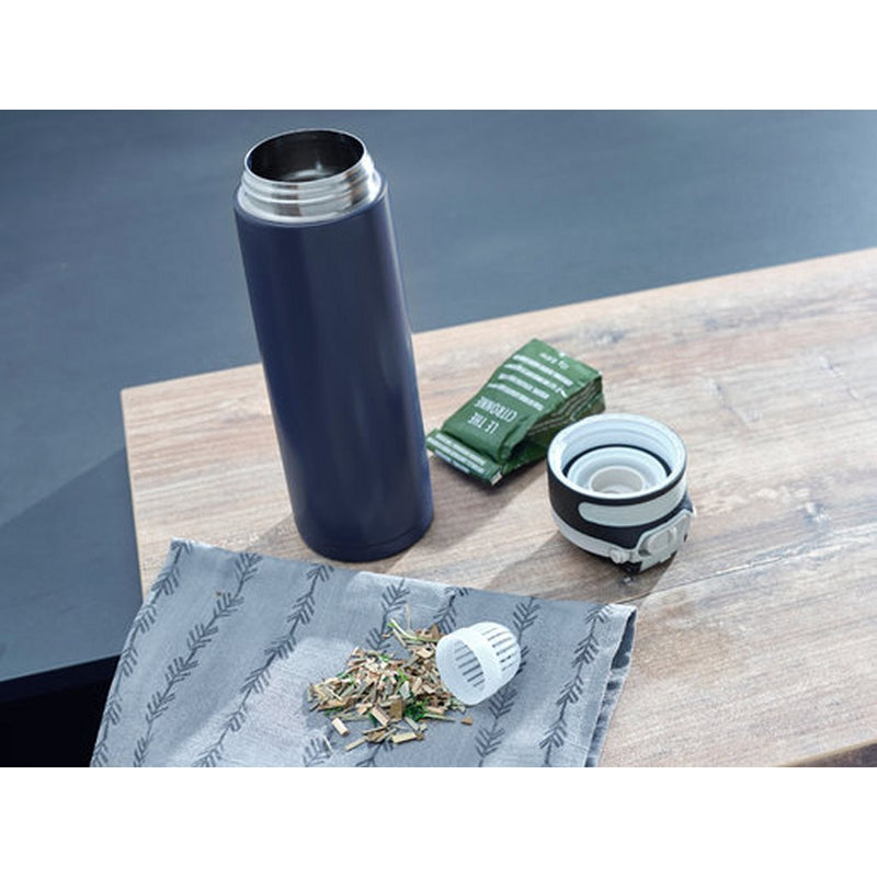 Load image into Gallery viewer, Leifheit 3275 flip isoleerbeker 600 ml donkerblauw
