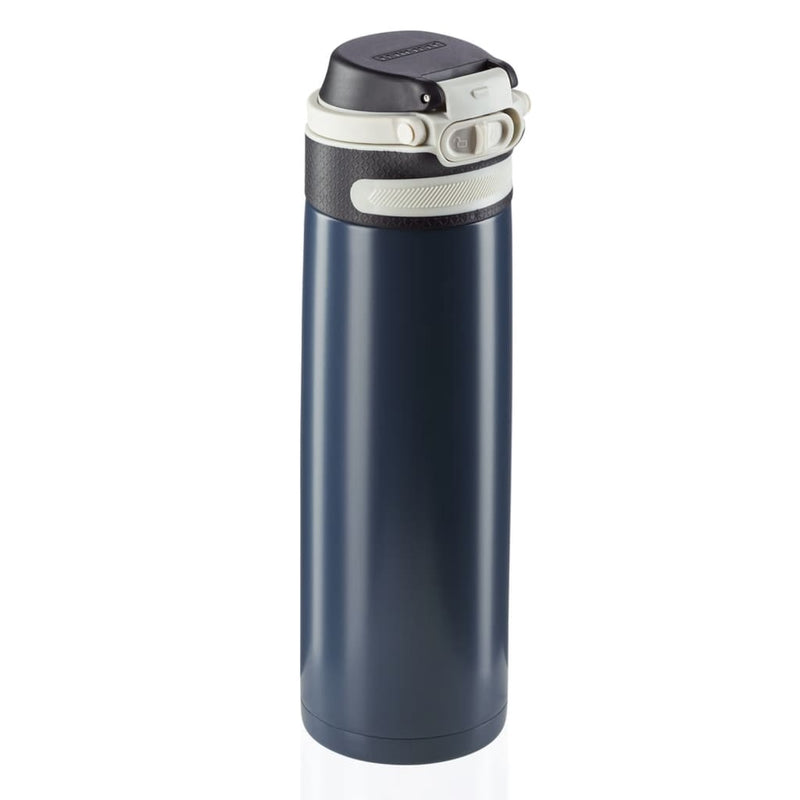 Load image into Gallery viewer, Leifheit Leifheit Thermosfles Flip 600 ml donkerblauw
