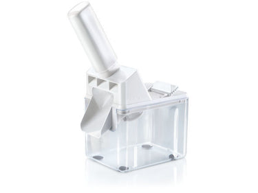 Leifheit comfortline pruimenontpitter automaat - incl. opvangbak - rvs messen - wit