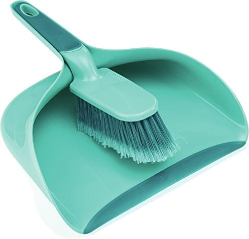 Leifheit stoffer en blik met opvangbak