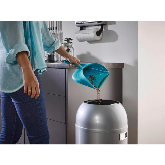 Leifheit stoffer en blik met opvangbak