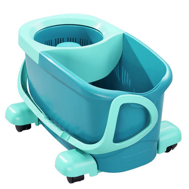 Leifheit clean twist disc mop ergo - compleet dweilsysteem met wieltjes - 6 liter