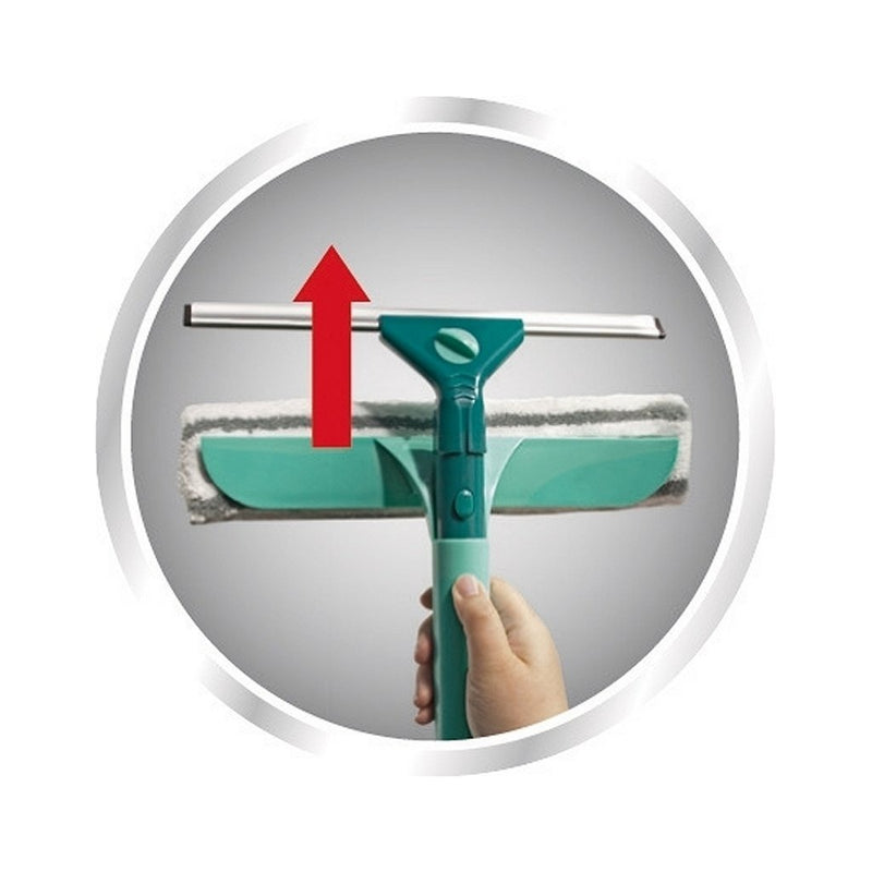 Load image into Gallery viewer, Leifheit 55238 classic raamwisser met telescoopsteel en doek 30x90-135 cm
