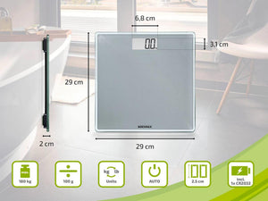Leifheit soehnle 63852 sense compact 300 digitale personenweegschaal