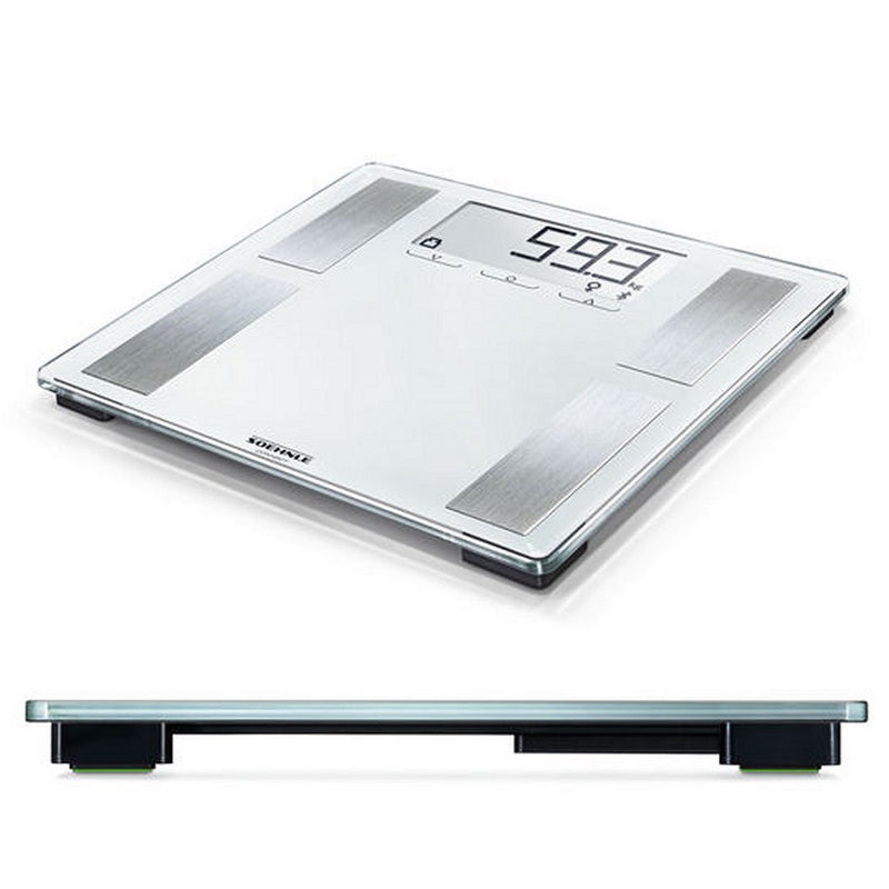 Load image into Gallery viewer, Soehnle 63872 shape sense connect 100 digitale personenweegschaal met bluetooth wit
