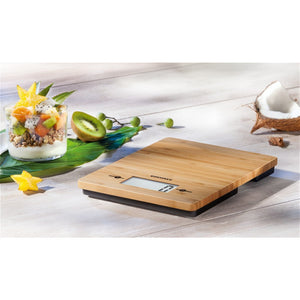Soehnle keukenweegschaal bamboo - digitaal - 1 gram nauwkeurig - tot 5 kg