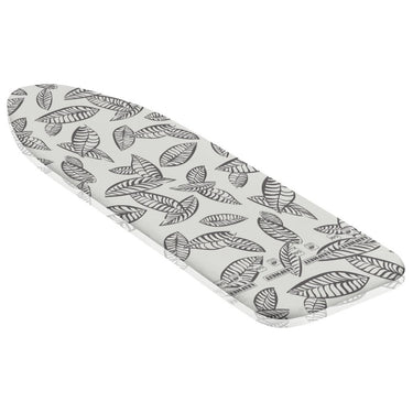 Leifheit strijkplankhoes perfect steam air board express s m - 125 x 40 cm strijkvlak - 3 mm dikke molton - zwart - wit