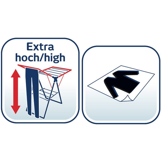 Leifheit droogrek classic 250 flex zwart