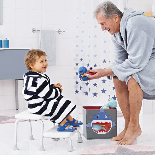 Ridder opstapkrukje 2 treden 150 kg wit a0102001