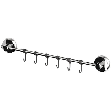 Ridder ridder handdoekenstang met haken 55,5x6,5x4,6 cm chroom 12120100
