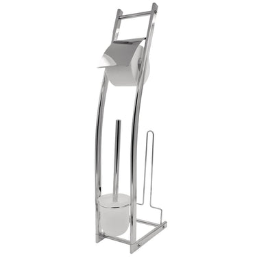 Ridder toiletborstelset 3-in-1 fabio glanzend chroom