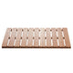 Ridder badkamermat grating nature 72x38 cm hout
